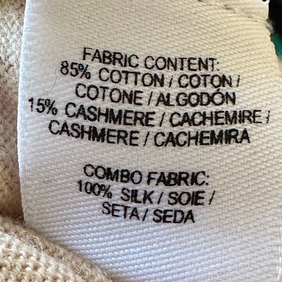 Derek Lam Cashmere Cotton Animal Print Sweater - Picture 2 of 4